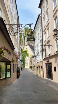 LES PLUS AGRÉABLED ruelles de Salzburg