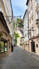 LES PLUS AGRÉABLED ruelles de Salzburg