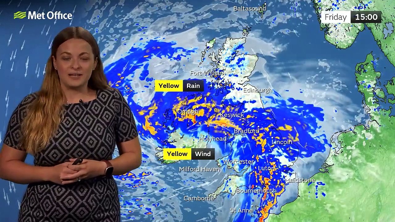 Friday afternoon forecast 14/07/23