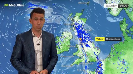 Friday evening forecast 07/07/23