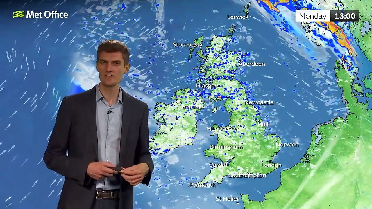 Sunday evening forecast 25/06/2023