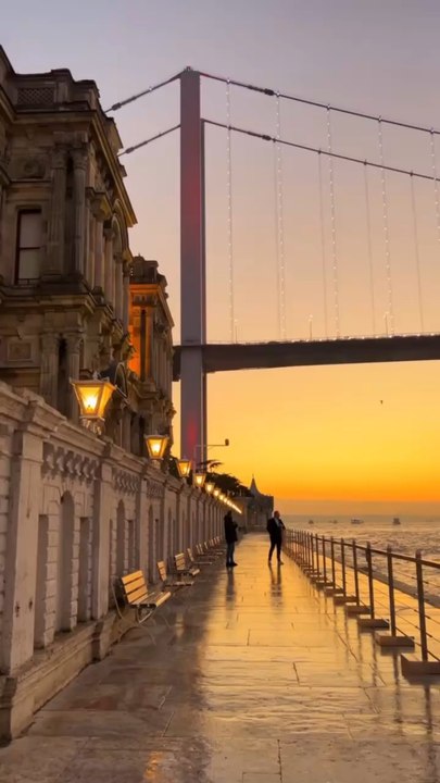 SUBLIME SUNSET sur Istanbul en Turquie