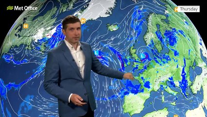Met Office thursday afternoon weather forecast 25/04/2024
