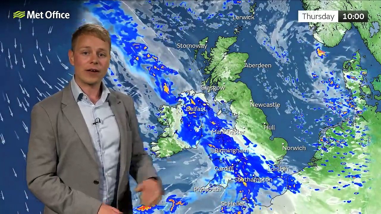 Wednesday evening forecast 30/08/2023