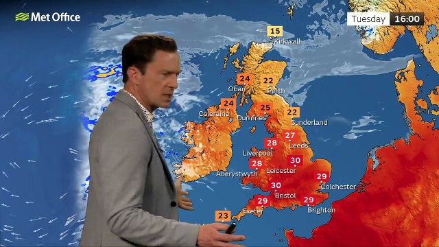 Tuesday afternoon forecast 05/09/23