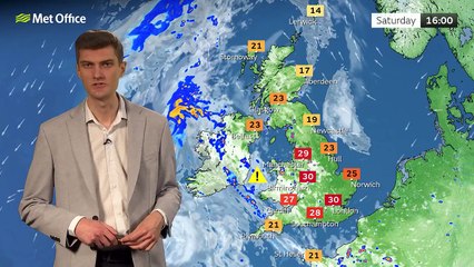 Saturday afternoon forecast 10/06/23