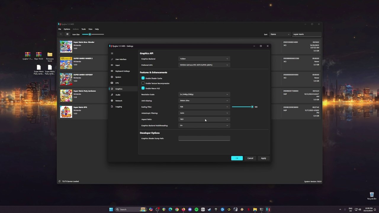 Super Mario Party Jamboree RYUJINX Setup Guide for PC