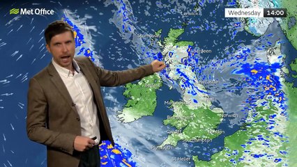 Wednesday afternoon forecast 15/11/2023