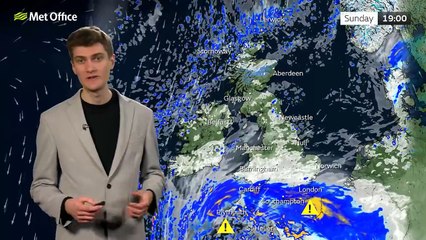 Met Office Sunday evening weather forecast 25/02/2024