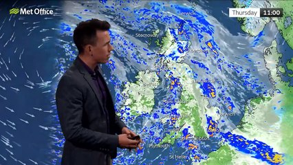 Wednesday evening forecast 25/10/2023