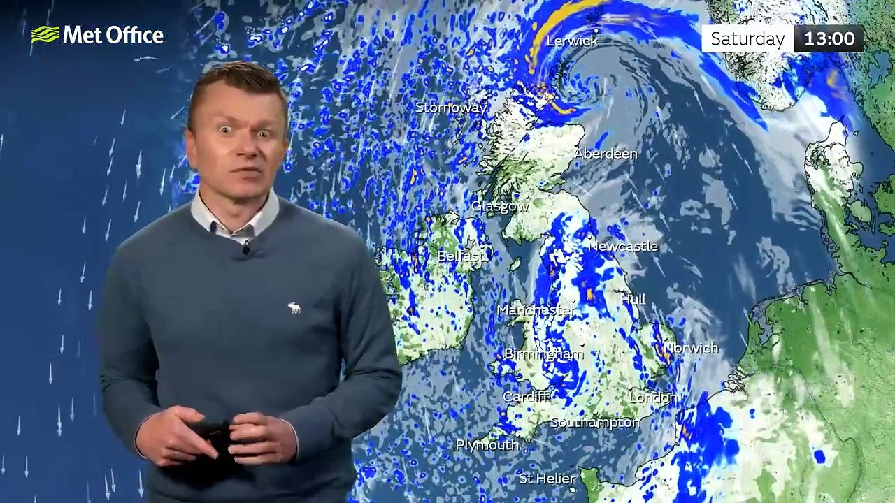 Met Office Saturday Afternoon Weather Forecast 02/03/2024