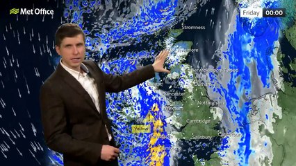 Met Office Thursday Evening Weather Forecast 29/02/2024