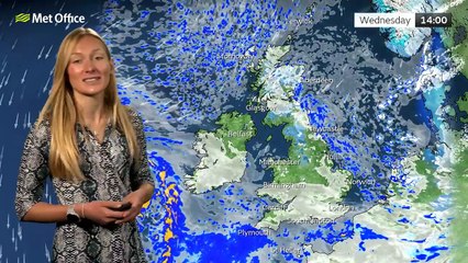 Wednesday afternoon forecast 29/11/2023