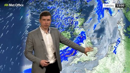 Met Office Monday evening weather forecast 19/02/2024