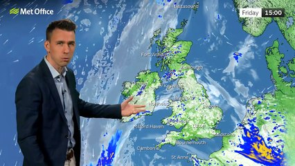 Met Office Friday afternoon weather forecast 17/05/2024