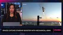 SpaceX Catches Starship Booster With Mechanical Arms