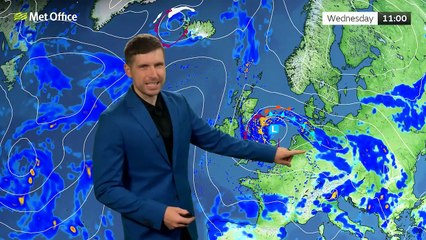 Met Office Wednesday Afternoon  Weather Forecast 22/05/2024