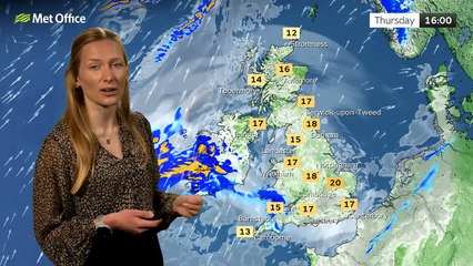 Met Office Thursday Afternoon Weather Forecast 11/04/2024