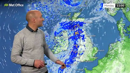 Met Office Sunday Evening Weather Forecast 27/04/2024