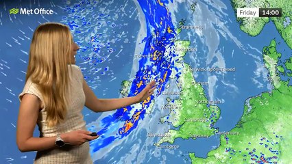 Met Office Thursday Evening Weather Forecast 01/08/2024