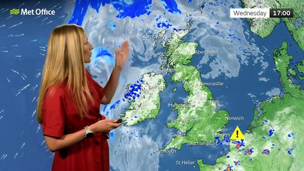 Met Office Wednesday Afternoon Weather Forecast 31/07/24