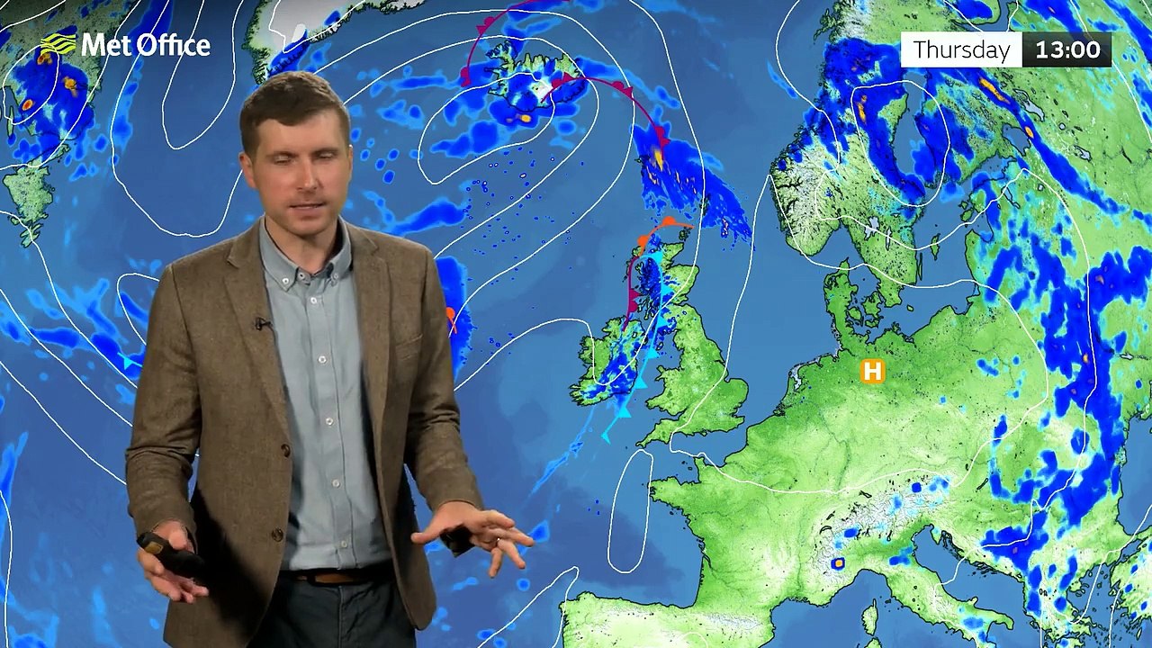 Met Office Thursday Afternoon Weather Forecast 18/07/2024