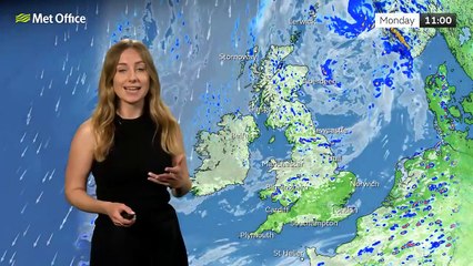 Met Office Monday Morning Weather Forecast 17/06/2024