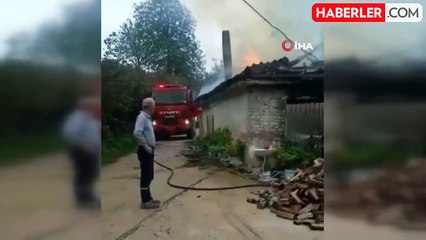 Ordu'da Boş Bir Evde Yangın Çıktı