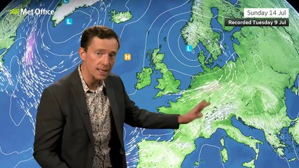 Met Office 14 Day Weather Outlook 09/07/24