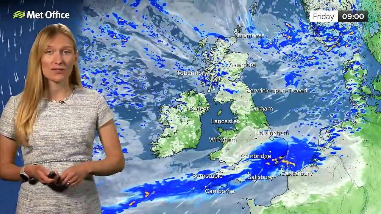 Met Office Friday morning weather forecast 05/07/2024