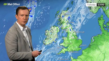 Met Office Monday Evening Weather Forecast 24/06/2024