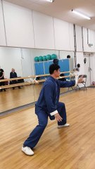 Démonstration de Maître Zhang la même forme haute et basse