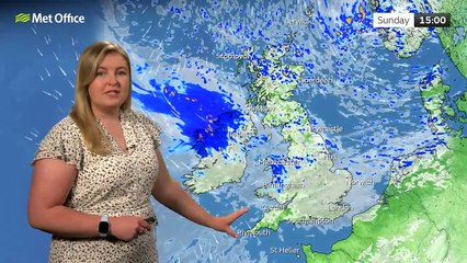 Met Office Sunday afternoon weather forecast 09/06/2024