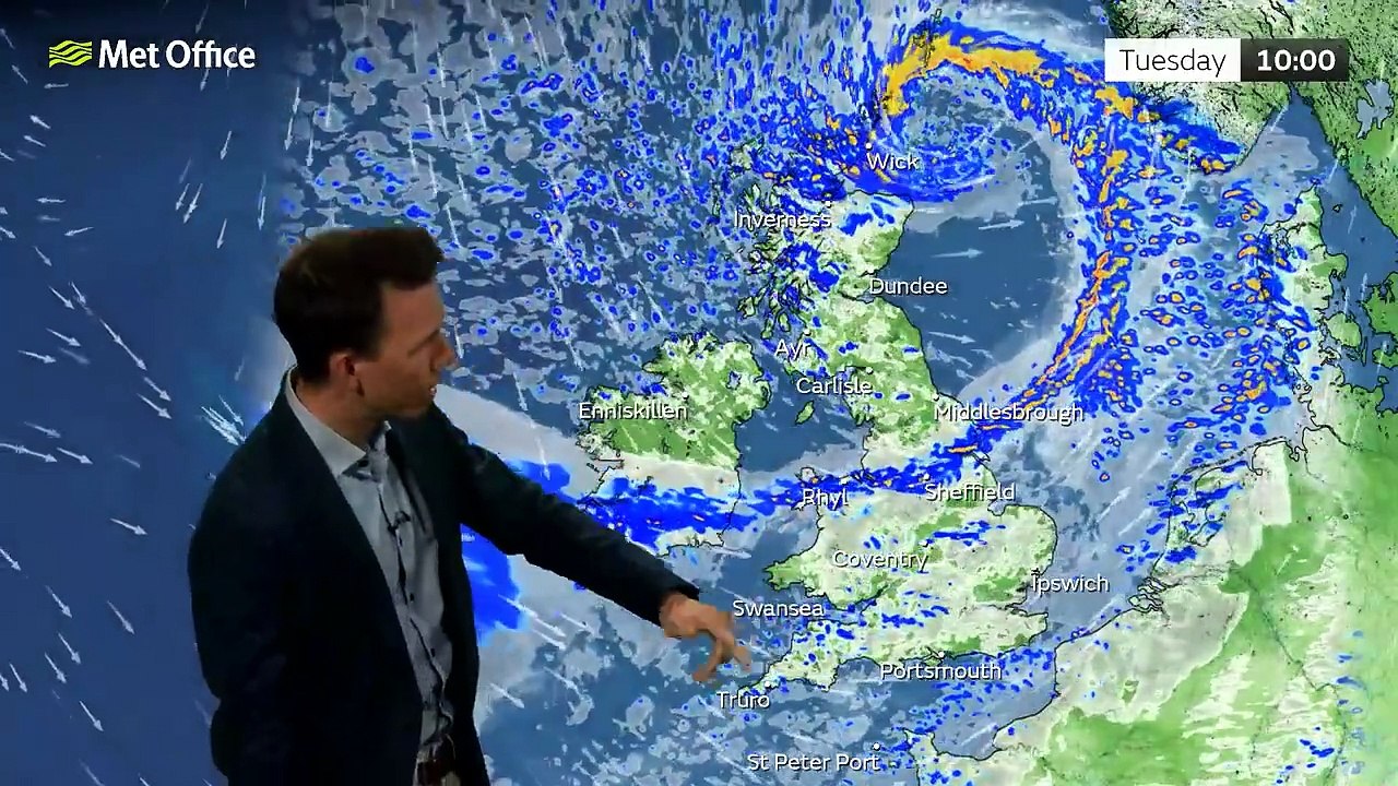 Met Office Monday afternoon weather forecast 09/09/2024