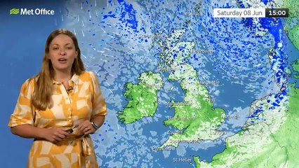 Weekend weather 06/06/2024 - Sunny spells and showers