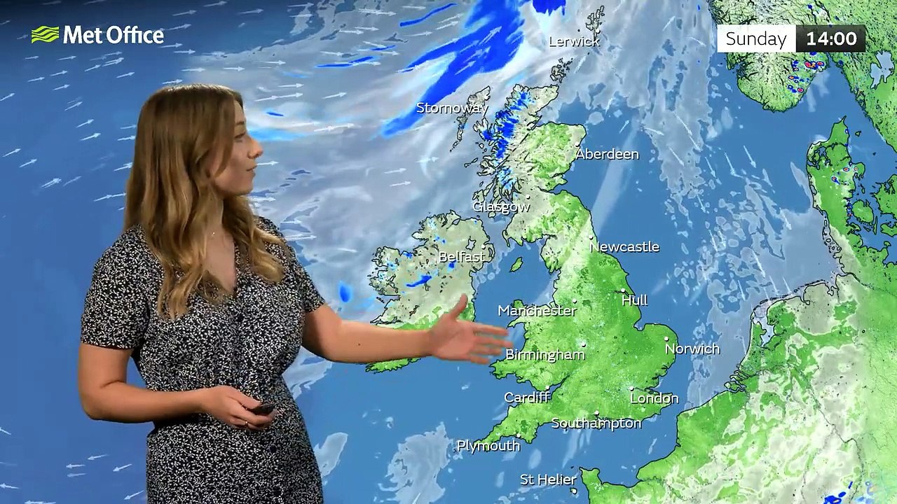 Met Office Sunday afternoon weather forecast 02/06/2024