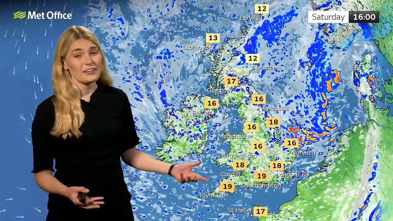 Met Office Saturday afternoon weather forecast 06/07/2024