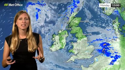 Met Office Monday morning weather forecast 14/10/2024