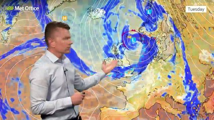 Met Office Sunday Evening Weather Forecast 08/09/2024