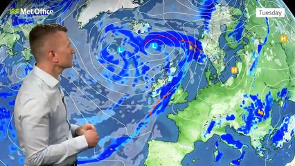 Met Office Monday afternoon weather forecast 26/08/2024