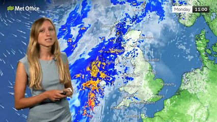 Met Office Sunday Evening Weather Forecast - 18/08/2024