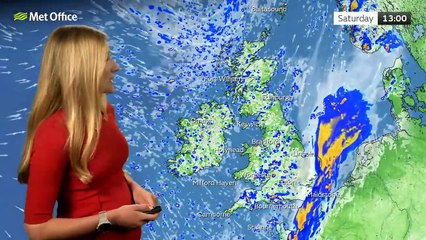 Met Office Friday evening weather forecast 23/08/2024