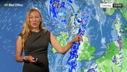 Met Office Tuesday Afternoon Weather Forecast 13/08/2024