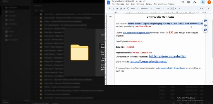 Tanner Planes – Digital Dropshipping Mastery + Zero To $1M With Facebook Ads Download