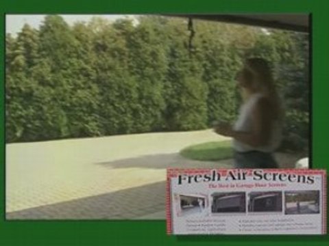 Kitty Mac garage door screen commercial