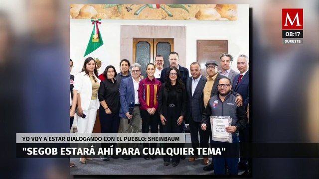 A excepción de gobernadores, Sheinbaum descarta reunirse con oposición; “yo voy a dialogar con el pueblo”