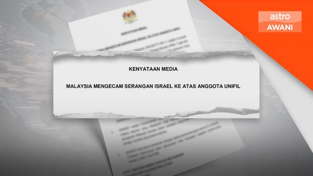 Kekejaman Zionis: Serangan rejim Zionis terhadap UNIFIL tidak bertamadun - Khaled Nordin