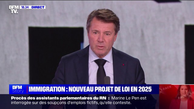 Nouvelle loi immigration: Ce n'est qu'une régularisation d'un texte qui a déjà été adopté , affirme Christian Estrosi (maire Horizons de Nice)