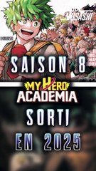 La fin de la saison 7 de My Hero Academia c’est ce week-end ! Et la saison 8 sera aux rendez vous en 2025 !