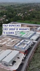 Italy sends migrants to Albania
